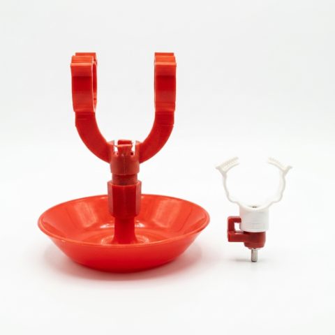 Nipple Drinker Red Spring Cup Large
