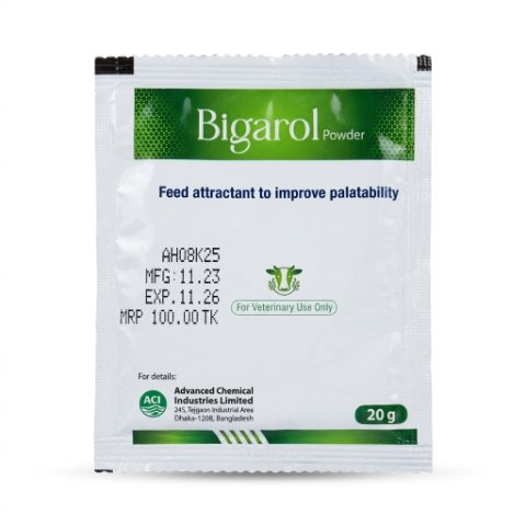 Bigarol Powder (20g) - Feed Attractant to Improve Palatability