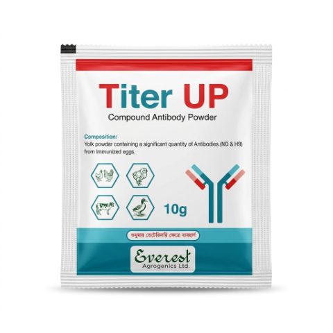 Titer UP Compound Antibody Powder (10g) - Veterinary Immunity Booster & Viral Protection