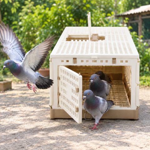 Toss Box Medium - Pigeon Transport Crate / Portable Carrier Box (22.5" x 12" x 9.5")