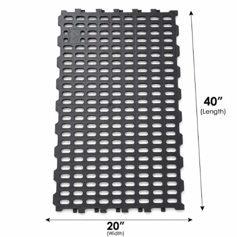 Plastic Slatted Floor / Farm Mat (Black) - Best Quality in Bangladesh